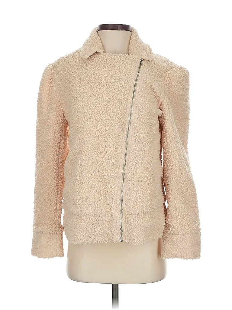 Pre-owned Sugar Lips Coat In White