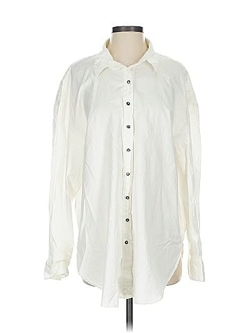 Mother Oxford Long Sleeve Button-Down Shirt (view 1)