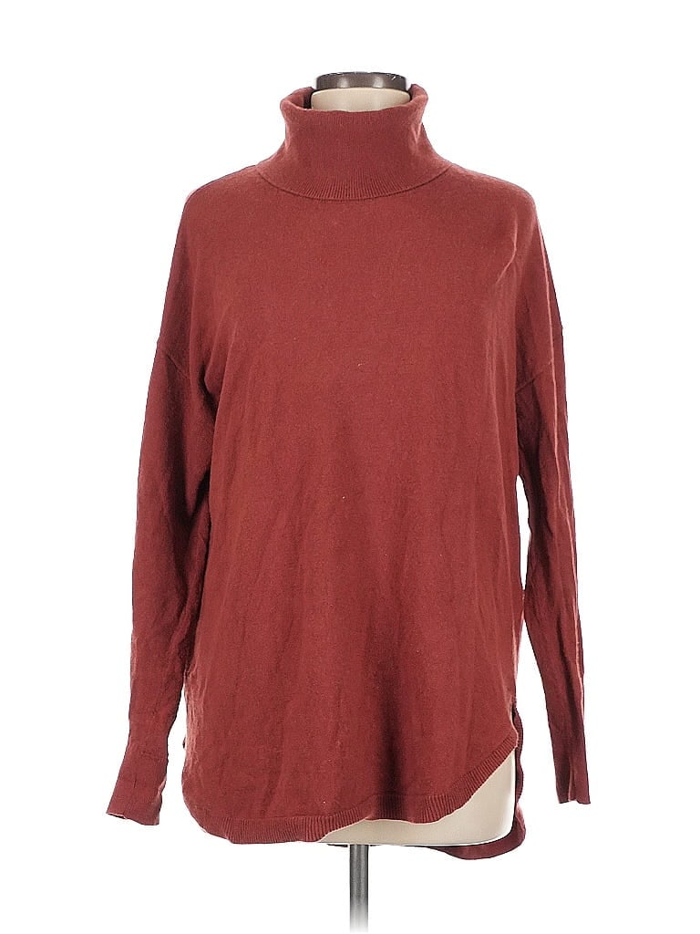 Click to view more detailed imagery on our partner's website Pre-owned Chelsea28 Turtleneck Sweater In Burgundy