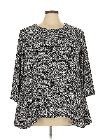 Anne Klein 3/4 Sleeve Top (view 1)