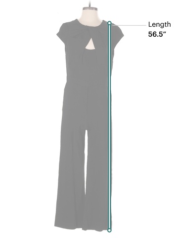 Elie Saab Solid Black Jumpsuit Size EU 42 / US 12