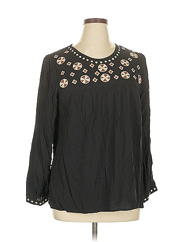 Solitaire 3/4 Sleeve Blouse (view 1)