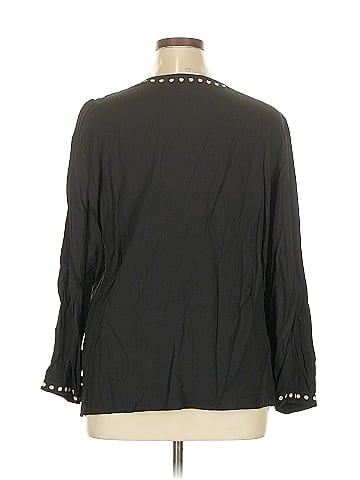 Solitaire 3/4 Sleeve Blouse (view 2)