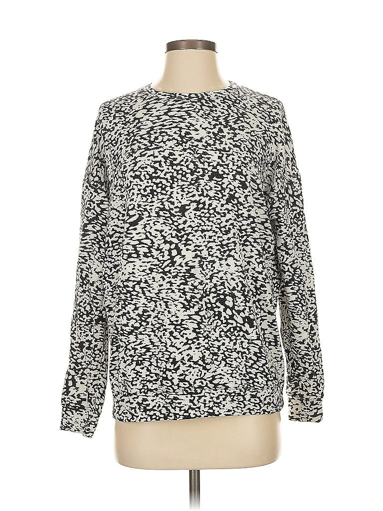 Click to view more detailed imagery on our partner's website Pre-owned Athleta Pullover Sweater In Silver