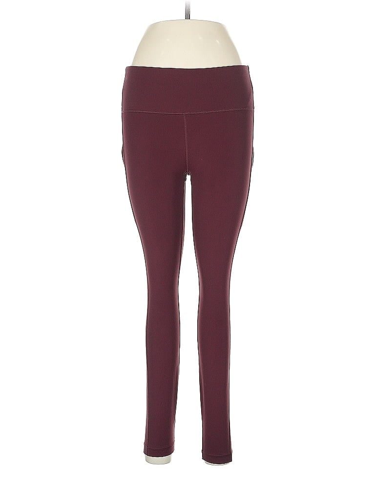 Click to view more detailed imagery on our partner's website Pre-owned Athleta Active Pants In Burgundy
