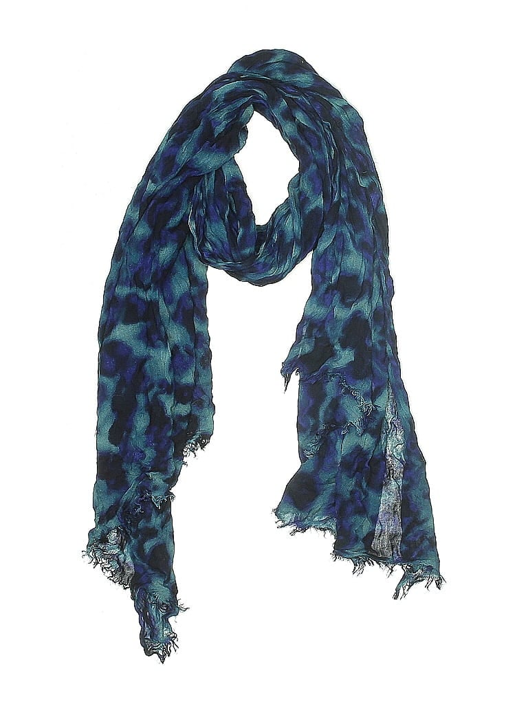 Pre-owned Unbranded Scarf In Blue
