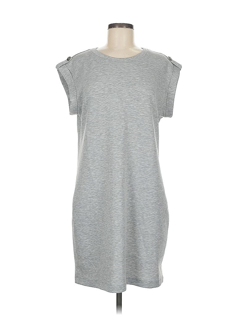 Pre-owned Dear Scarlett Casual Dress In Gray