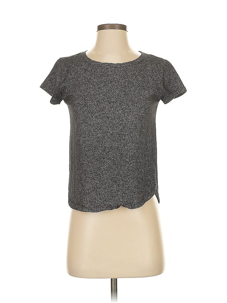 Pre-owned H&m Short Sleeve T-shirt In Black