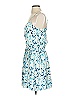 Madison Marcus 100% Silk Print Blue Cocktail Dress Size XS - photo 5