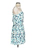 Madison Marcus 100% Silk Print Blue Cocktail Dress Size XS - photo 4