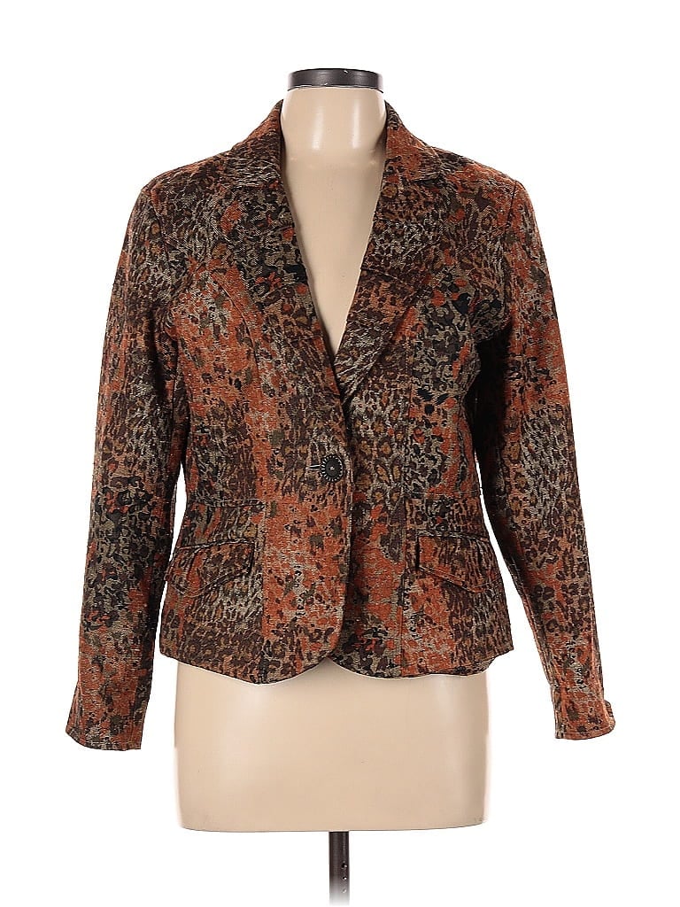 COLDWATER CREEK Pre-owned Blazer Jacket In Brown