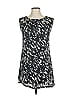 H&M 100% Polyester Graphic Gray Black Casual Dress Size 2 - photo 1