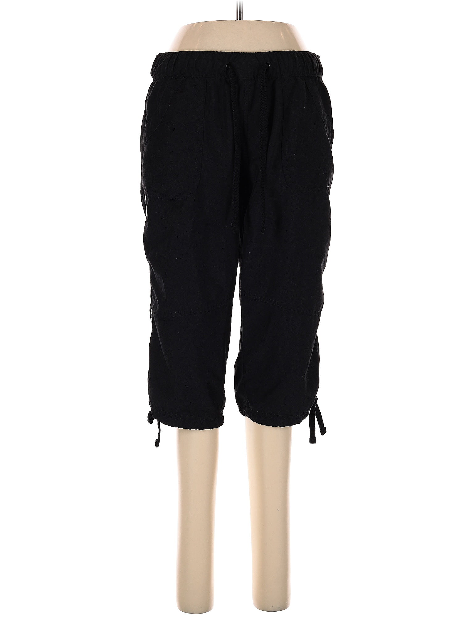 Tek Gear 100% Polyester Black Casual Pants Size M
