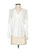 Escapada 100% Rayon White Long Sleeve Blouse Size XS - photo 1