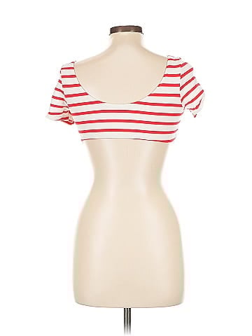 Solid & Striped Short Sleeve Top (view 2)