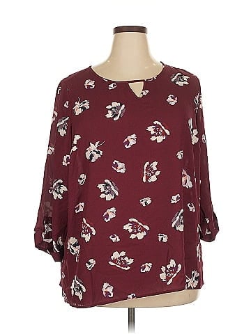Mix by 41 Hawthorn 3/4 Sleeve Blouse (view 1)
