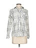 Vineyard Vines Silver Gray Long Sleeve Blouse Size 00 - photo 1