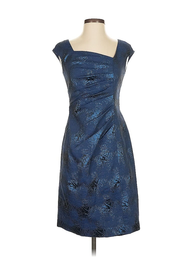 Pre-owned Kay Unger Cocktail Dress In Blue