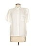 Christie & Jill 100% Polyester Ivory Short Sleeve Blouse Size 6 (petite) - photo 1