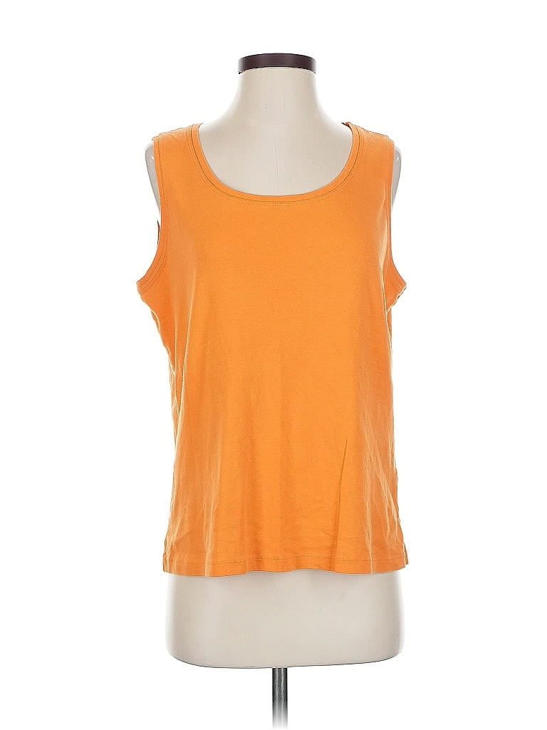 Pre-owned Chico's Sleeveless T-shirt In Orange