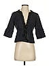 Ann Taylor LOFT Black Blue Blazer Size 4 (petite) - photo 1