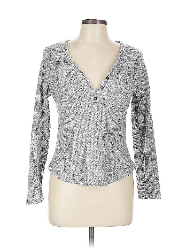 Pre-owned Assorted Brands Pullover Sweater In Silver