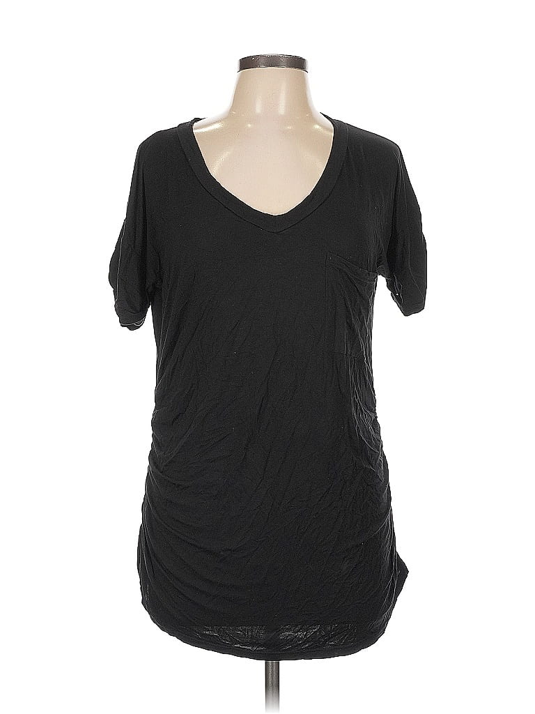 Pre-owned Unbranded Short Sleeve T-shirt In Black