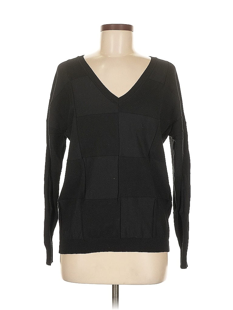 Pre-owned Elliott Lauren Pullover Sweater In Black