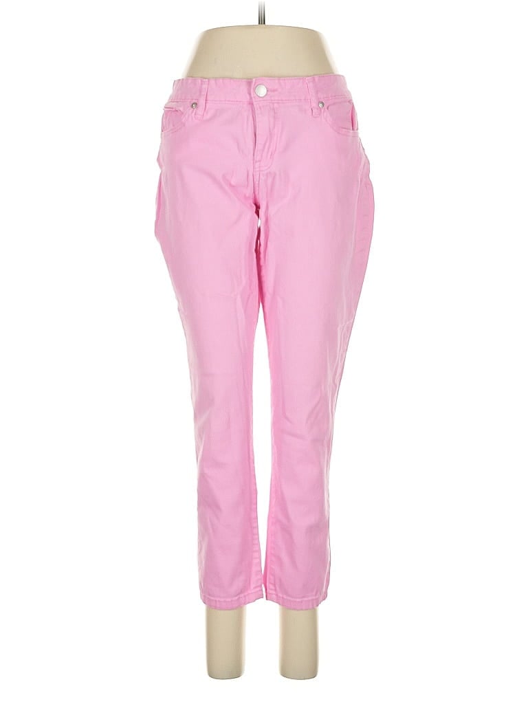 Pre-owned Crown & Ivy Casual Pants In Pink