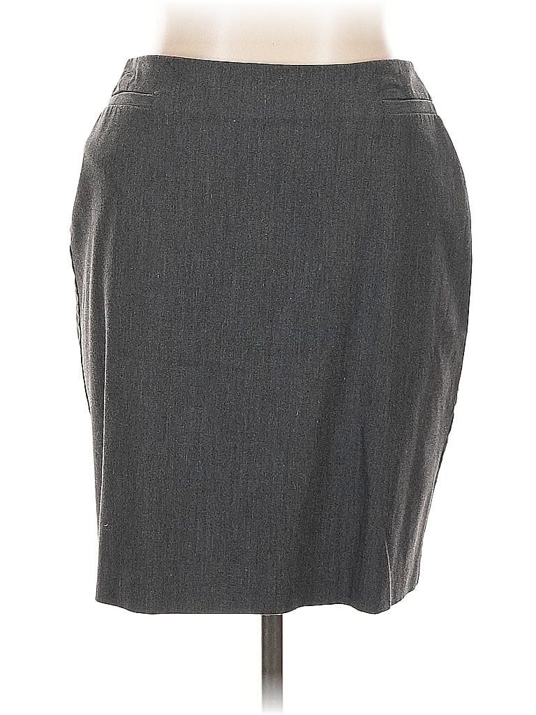 Pre-owned The Limited Formal Skirt In Gray