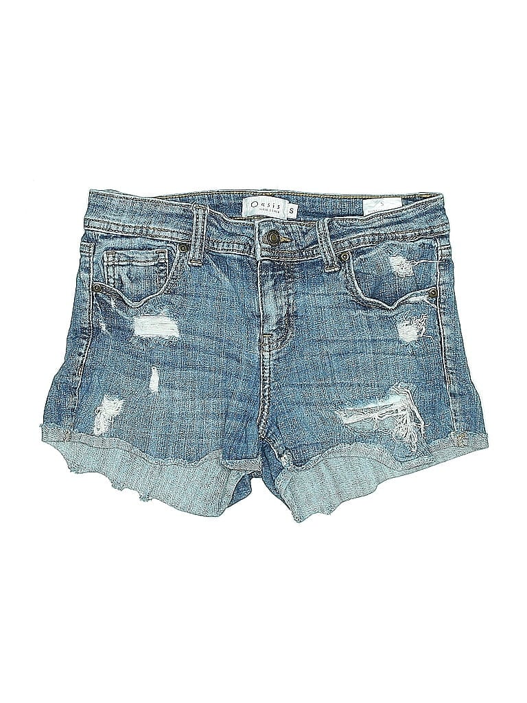 Click to view more detailed imagery on our partner's website Pre-owned Oasis Denim Shorts In Blue