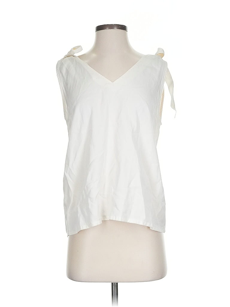 ASSORTED BRANDS Pre-owned Sleeveless Blouse In White