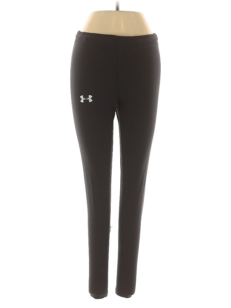 Pre-owned Under Armour Active Pants In Black
