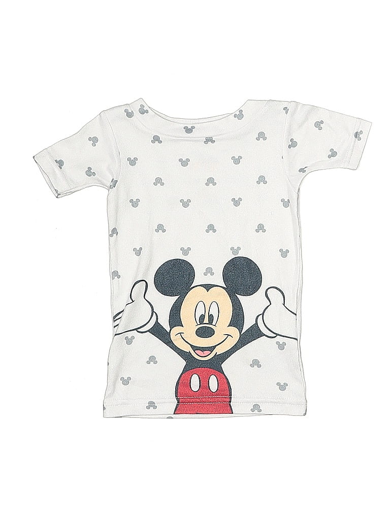 Pre-owned Disney Baby Babies' Short Sleeve T-shirt In White