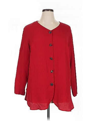 Solitaire 3/4 Sleeve Button-Down Shirt (view 1)