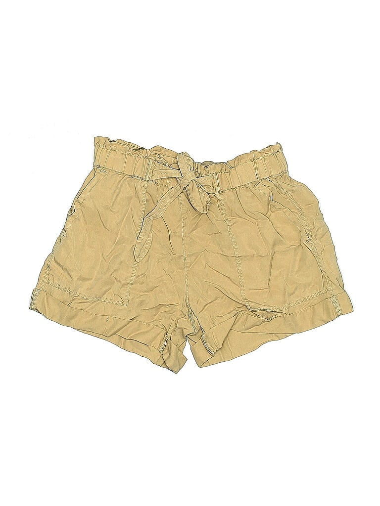 Pre-owned Aerie Khaki Shorts In Gold