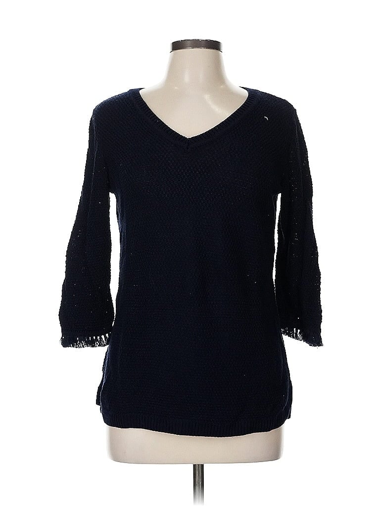 Pre-owned Talbots Pullover Sweater In Blue