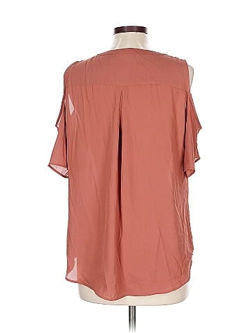 Soho JEANS NEW YORK & COMPANY Short Sleeve Henley (view 2)