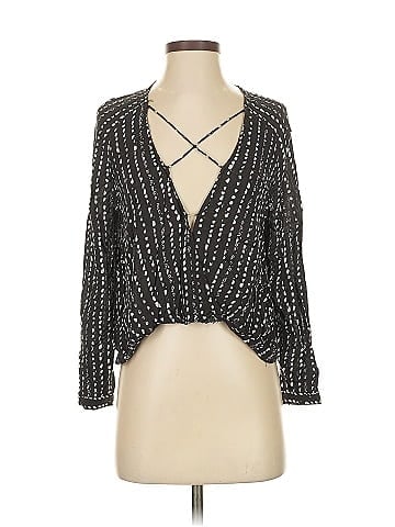 Silence and Noise Long Sleeve Blouse (view 1)