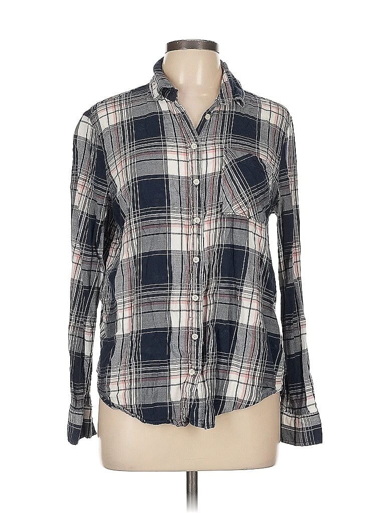 Click to view more detailed imagery on our partner's website Pre-owned Aéropostale Long Sleeve Button Down Shirt In Gray