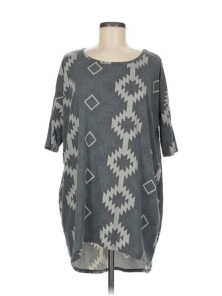 Pre-owned Lularoe Casual Dress In Gray