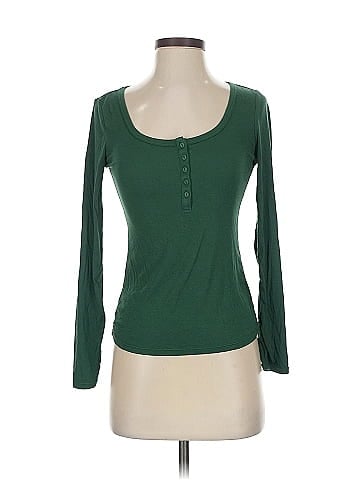 Halara Long Sleeve Henley (view 1)