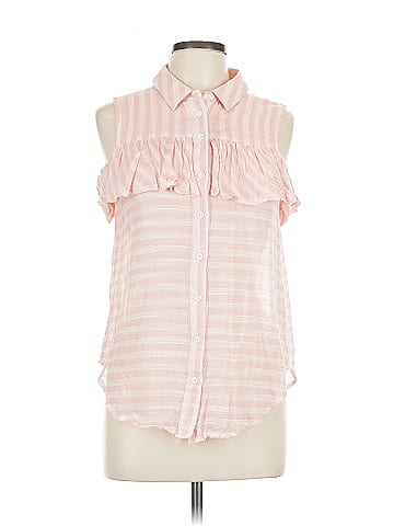 Piper Sleeveless Button-Down Shirt (view 1)