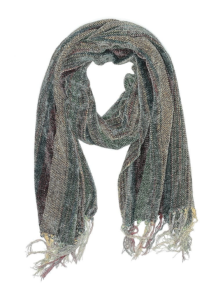 Pre-owned Unbranded Scarf In Green