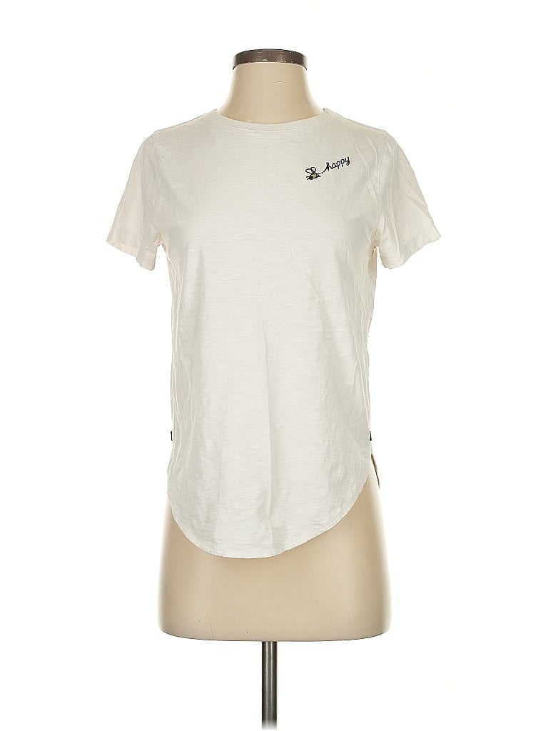 Pre-owned Lisa Todd Active T-shirt In White