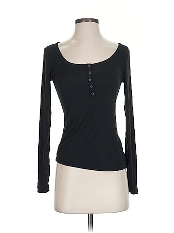 Halara Long Sleeve Henley (view 1)