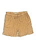 Puro Lino Solid Tan Khaki Shorts Size L (estimated) - photo 1