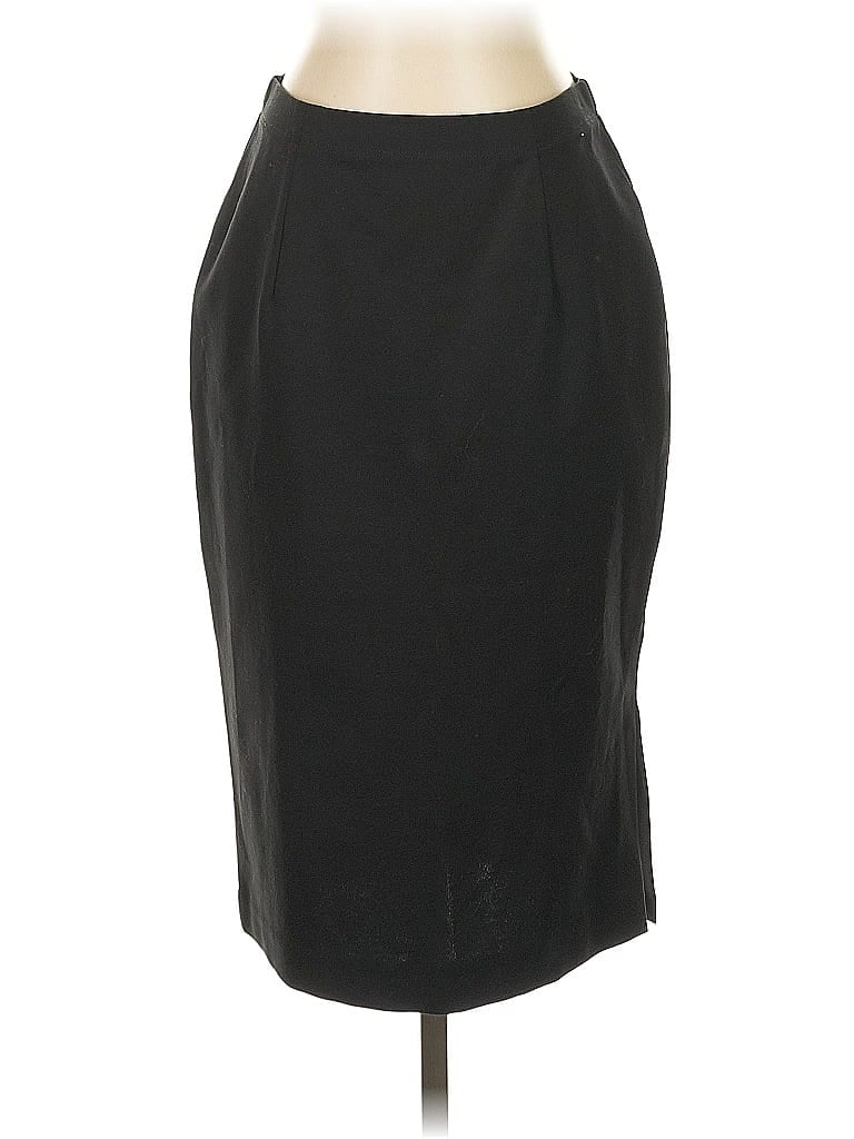 Pre-owned Eileen Fisher Formal Skirt In Black