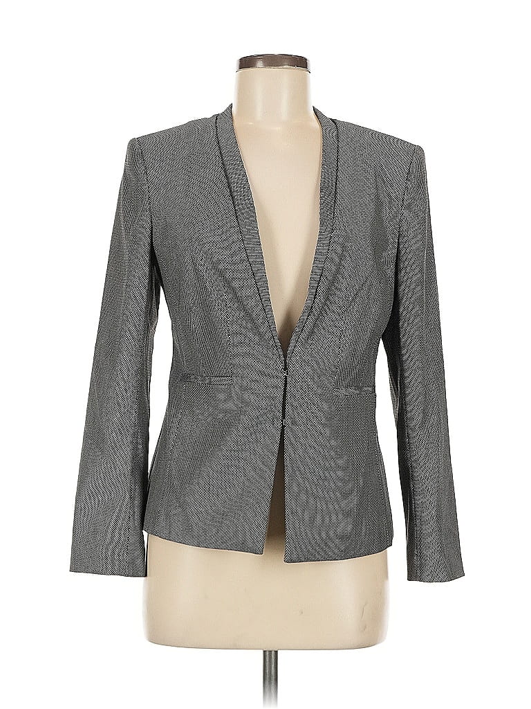 Pre-owned Halogen Blazer Jacket In Gray
