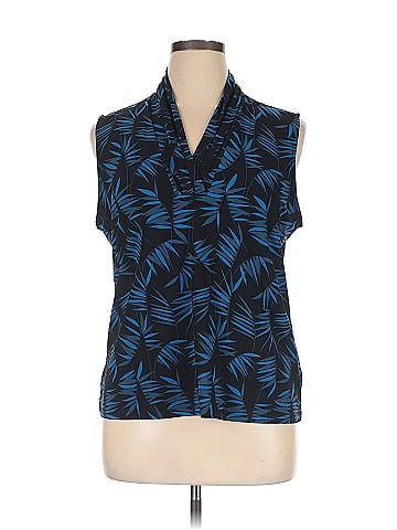 Anne Klein Sleeveless Button-Down Shirt (view 1)